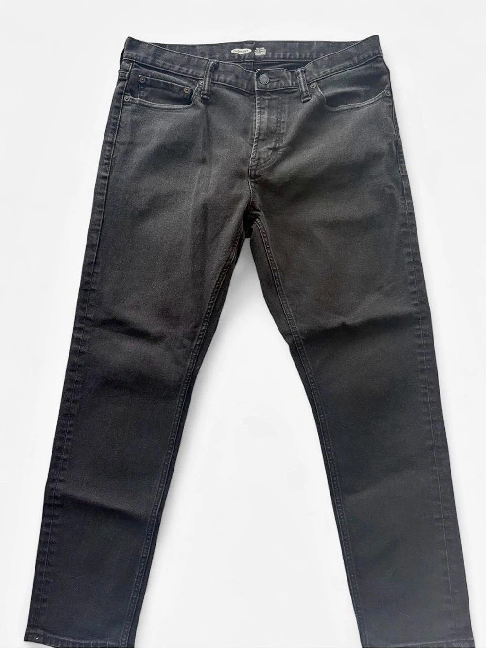 Old Navy Relaxed Slim Taper Built-In Flex Jeans Straight Leg Black